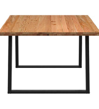 Esstisch Hellbraun 180x120x74 cm Massivholz Eiche