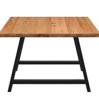 Esstisch mit Baumkanten 180x120x74 cm Massivholz Eiche