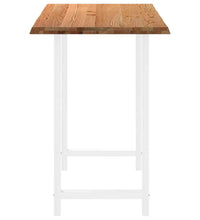 Bartisch Hellbraun 200x80x112 cm Massivholz Eiche Rechteckig