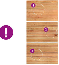 Esstisch mit Baumkanten 180x120x74 cm Massivholz Eiche Rechteck