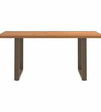 Esstisch Hellbraun 180x120x74 cm Massivholz Eiche Rechteckig
