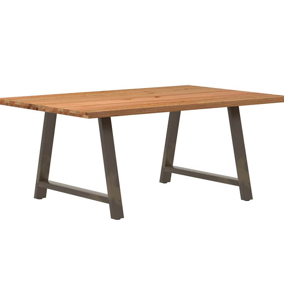 Esstisch mit Baumkanten 180x120x74 cm Massivholz Eiche