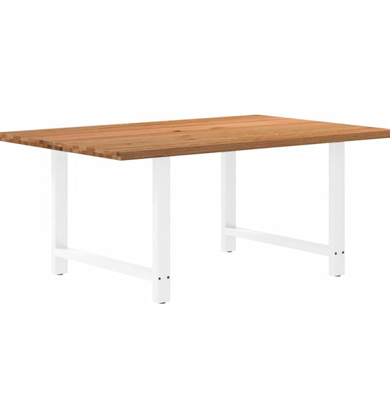 Esstisch Hellbraun 180x120x74 cm Massivholz Eiche Rechteckig