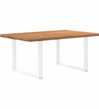 Esstisch Hellbraun 180x120x74 cm Massivholz Eiche Rechteckig