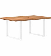 Esstisch Hellbraun 180x120x74 cm Massivholz Eiche Rechteckig