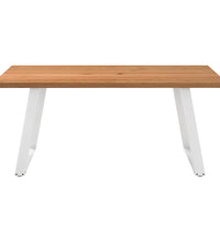 Esstisch Hellbraun 180x120x74 cm Massivholz Eiche