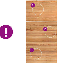 Esstisch Hellbraun 180x120x74 cm Massivholz Eiche