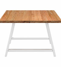 Esstisch mit Baumkanten 180x120x74 cm Massivholz Eiche