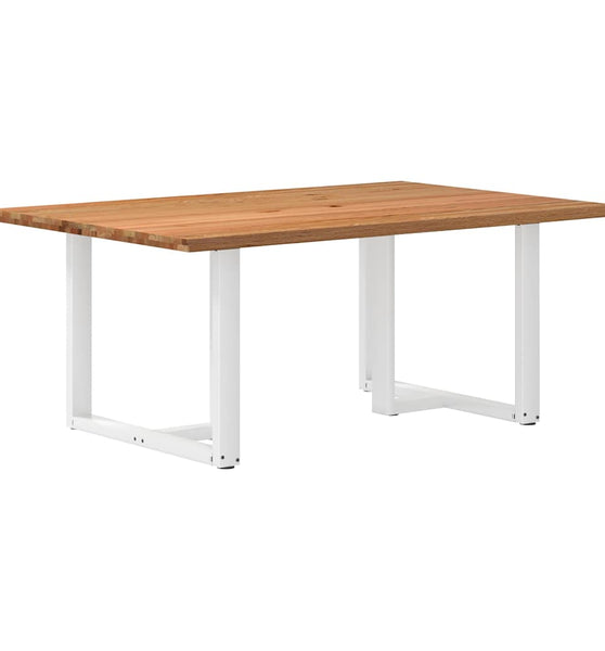 Esstisch mit Baumkanten 180x120x74 cm Massivholz Eiche