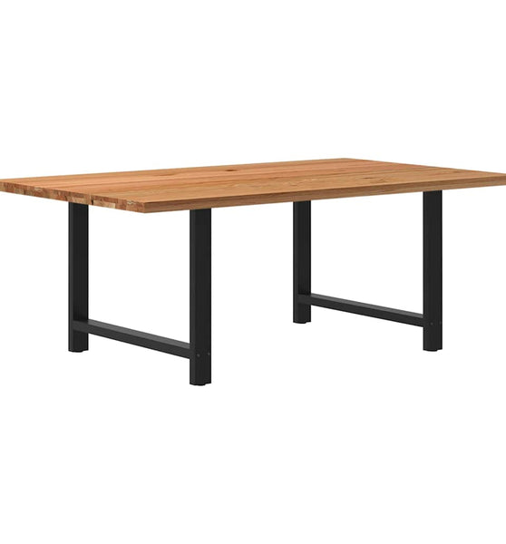 Esstisch Hellbraun 200x120x74 cm Massivholz Eiche Rechteckig