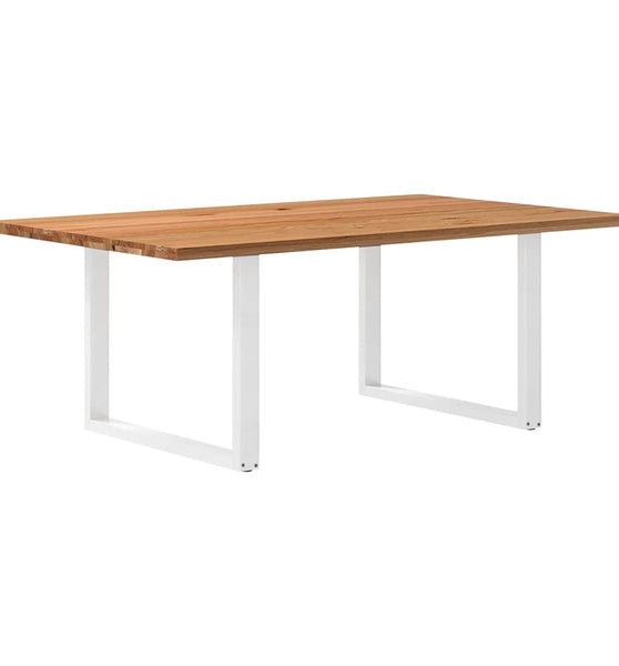 Esstisch Hellbraun 200x120x74 cm Massivholz Eiche Rechteckig