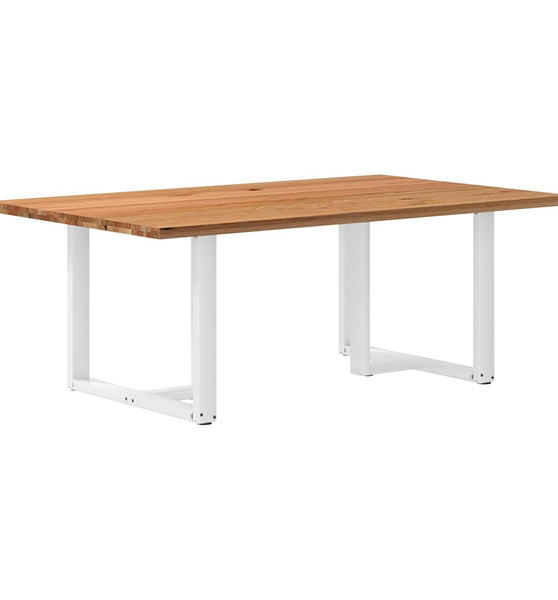 Esstisch Hellbraun 200x120x74 cm Massivholz Eiche Rechteckig