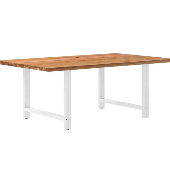 Esstisch Hellbraun 200x120x74 cm Massivholz Eiche Rechteckig