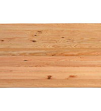 Esstisch mit Baumkanten 200x120x74 cm Massivholz Eiche Rechteck