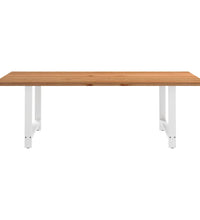 Esstisch Hellbraun 240x120x74 cm Massivholz Eiche Rechteckig