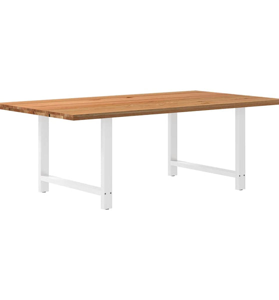 Esstisch Hellbraun 220x120x74 cm Massivholz Eiche Rechteckig