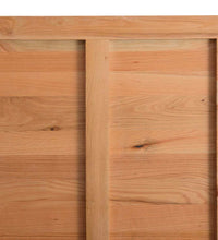 Esstisch mit Baumkanten 220x120x74 cm Massivholz Eiche Rechteck