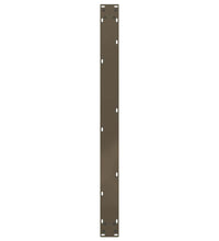 Esstisch mit Baumkanten 240x120x74 cm Massivholz Eiche Rechteck