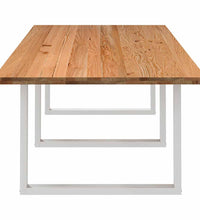 Esstisch Hellbraun 280x120x74 cm Massivholz Eiche Rechteckig