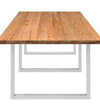 Esstisch Hellbraun 320x120x74 cm Massivholz Eiche Rechteckig