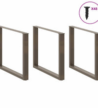 Esstisch Hellbraun 320x120x74 cm Massivholz Eiche Rechteckig