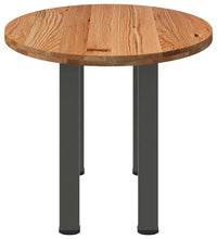 Esstisch Hellbraun 180x90x74 cm Massivholz Eiche Oval