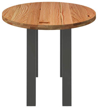 Esstisch Hellbraun 180x90x74 cm Massivholz Eiche Oval