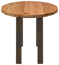 Esstisch Hellbraun 180x90x74 cm Massivholz Eiche Oval