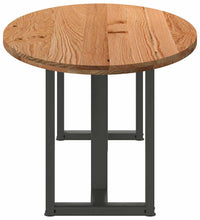 Esstisch Hellbraun 220x100x74 cm Massivholz Eiche Oval