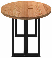 Esstisch Hellbraun 220x100x74 cm Massivholz Eiche Oval