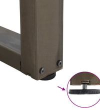 Esstisch Hellbraun 220x100x74 cm Massivholz Eiche Oval