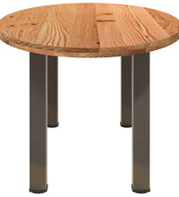 Esstisch Hellbraun 240x100x74 cm Massivholz Eiche Oval