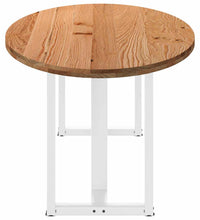 Esstisch Hellbraun 240x100x74 cm Massivholz Eiche Oval