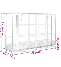 Hochbeet mit Gewächshaus-Aufsatz Rattan-Optik 160x40x123 cm