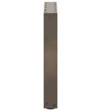 Couchtischbeine U-Form 2 Stk. Naturstahl 28x(42-43) cm Stahl
