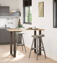 Couchtischbeine U-Form 2 Stk. Naturstahl 60x(100-101) cm Stahl