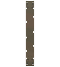 Couchtischbeine U-Form 2 Stk. Naturstahl 60x(100-101) cm Stahl
