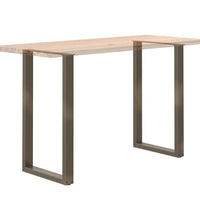 Couchtischbeine U-Form 2 Stk. Naturstahl 60x(100-101) cm Stahl
