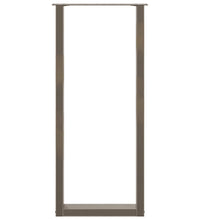 Couchtischbeine U-Form 2 Stk. Naturstahl 40x(110-111) cm Stahl