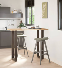 Couchtischbeine U-Form 2 Stk. Naturstahl 50x(110-111) cm Stahl