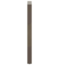 Couchtischbeine U-Form 2 Stk. Naturstahl 50x(110-111) cm Stahl