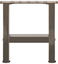 Couchtischbeine Naturstahl 2 Stk. 30x(30-31) cm Stahl