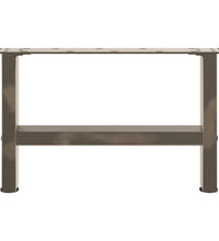 Couchtischbeine Naturstahl 2 Stk. 50x(30-31) cm Stahl