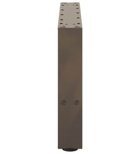 Couchtischbeine Naturstahl 2 Stk. 50x(30-31) cm Stahl