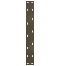 Couchtischbeine Naturstahl 2 Stk. 50x(30-31) cm Stahl