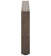 Couchtischbeine Naturstahl 2 Stk. 70x(30-31) cm Stahl
