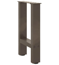 Couchtischbeine Naturstahl 2 Stk. 28x(42-43) cm Stahl