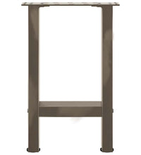 Couchtischbeine Naturstahl 2 Stk. 28x(42-43) cm Stahl