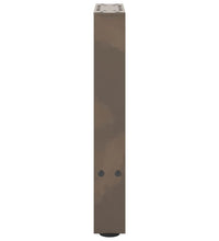 Couchtischbeine Naturstahl 2 Stk. 28x(42-43) cm Stahl