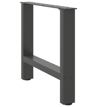 Couchtischbeine Anthrazit 2 Stk. 60x(42-43) cm Stahl